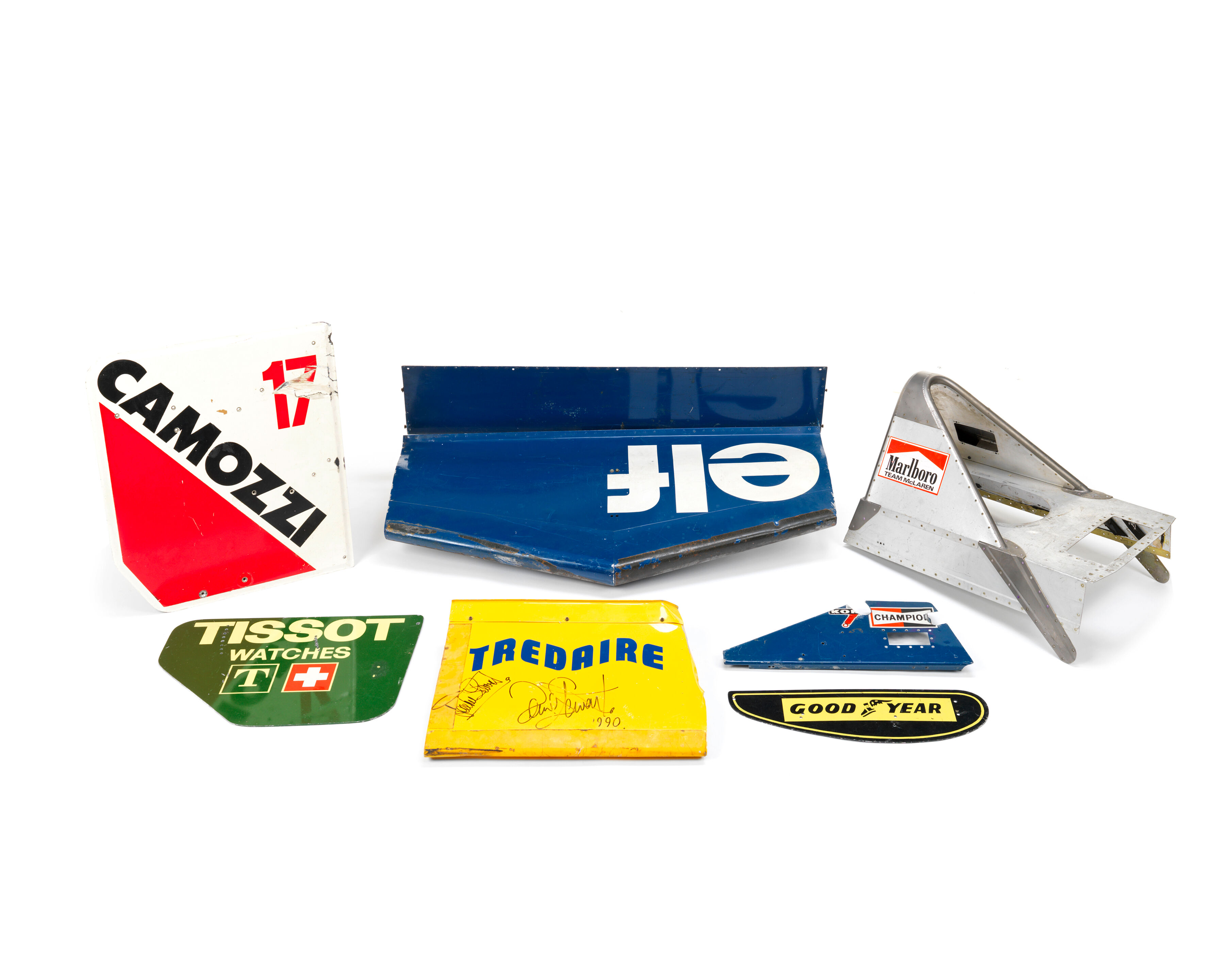 Bonhams Cars Assorted Formula 1 and other motorsport car parts, ((Qty))