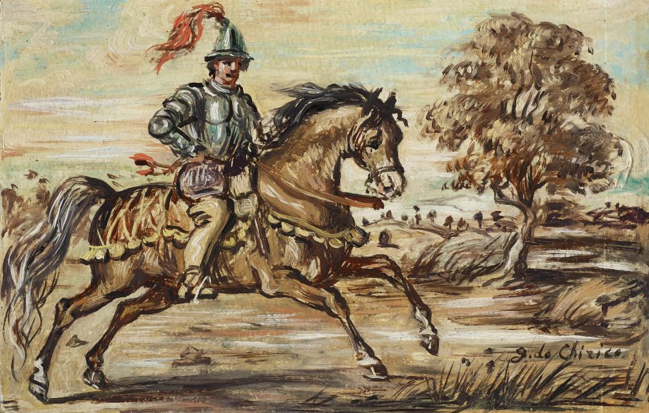 Cavaliere nel paesaggio