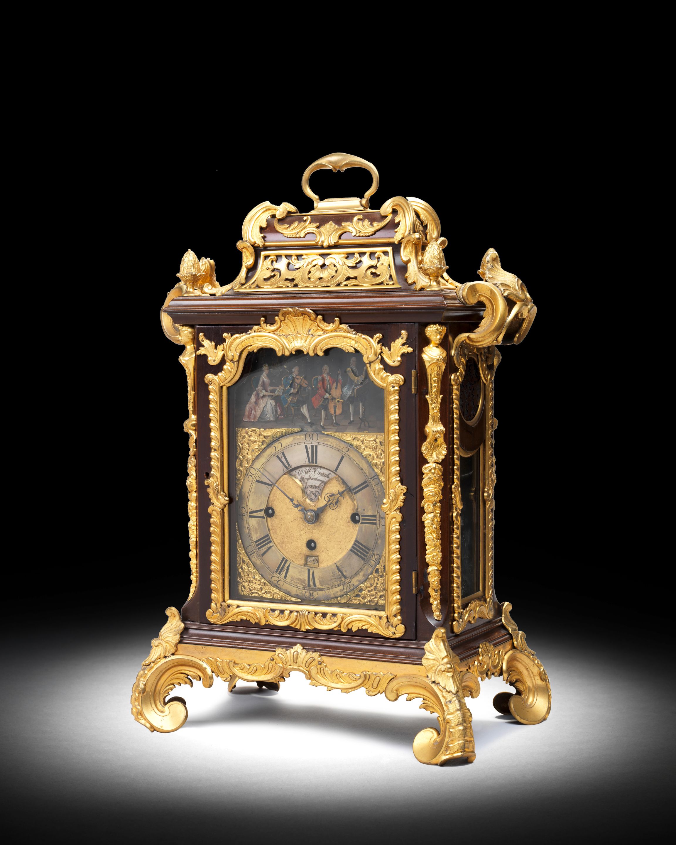 Bonhams : A late 18th century ormolu mounted Spanish market automata ...