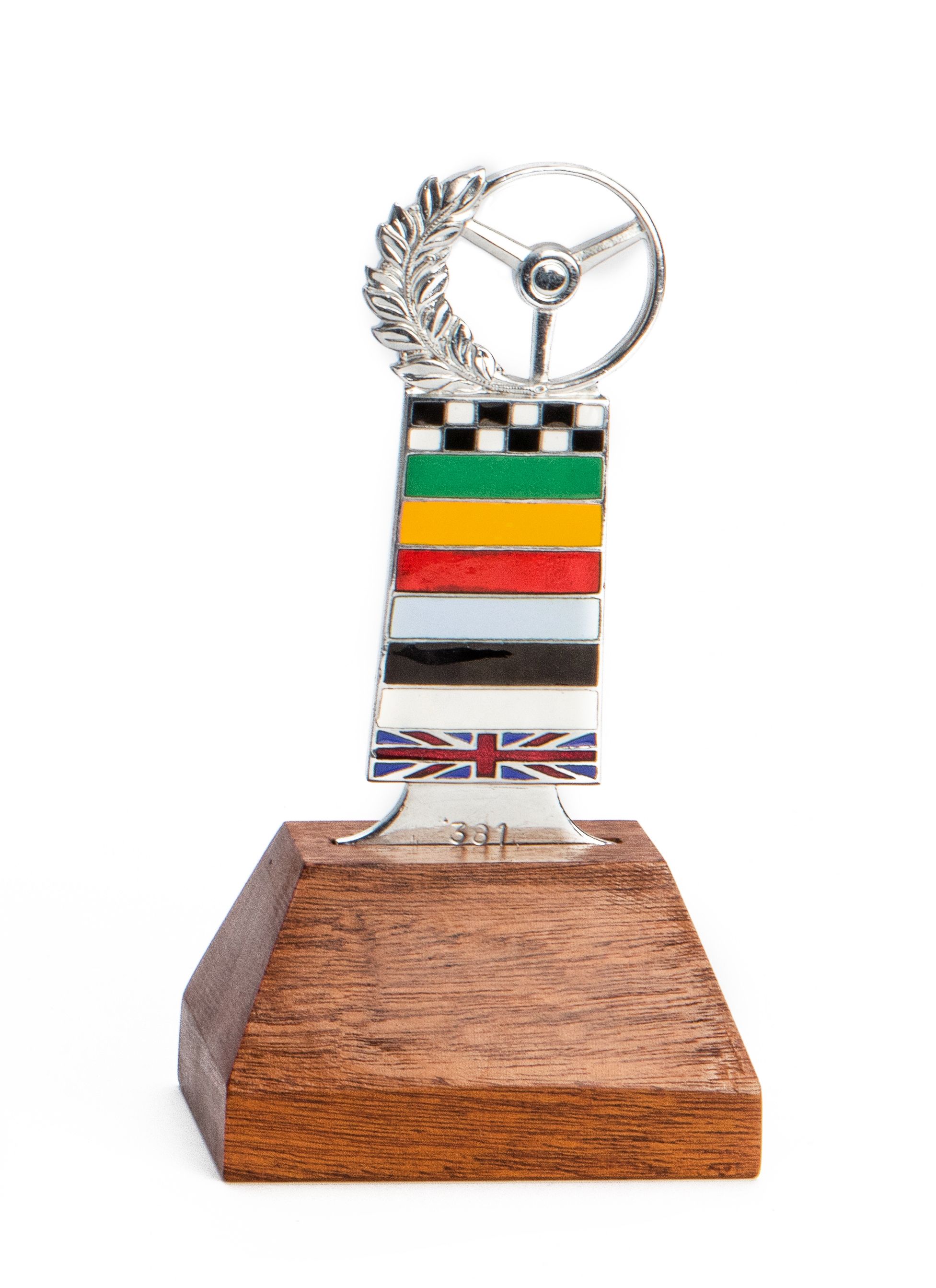 Bonhams Cars A Steering Wheel Club member's badge,