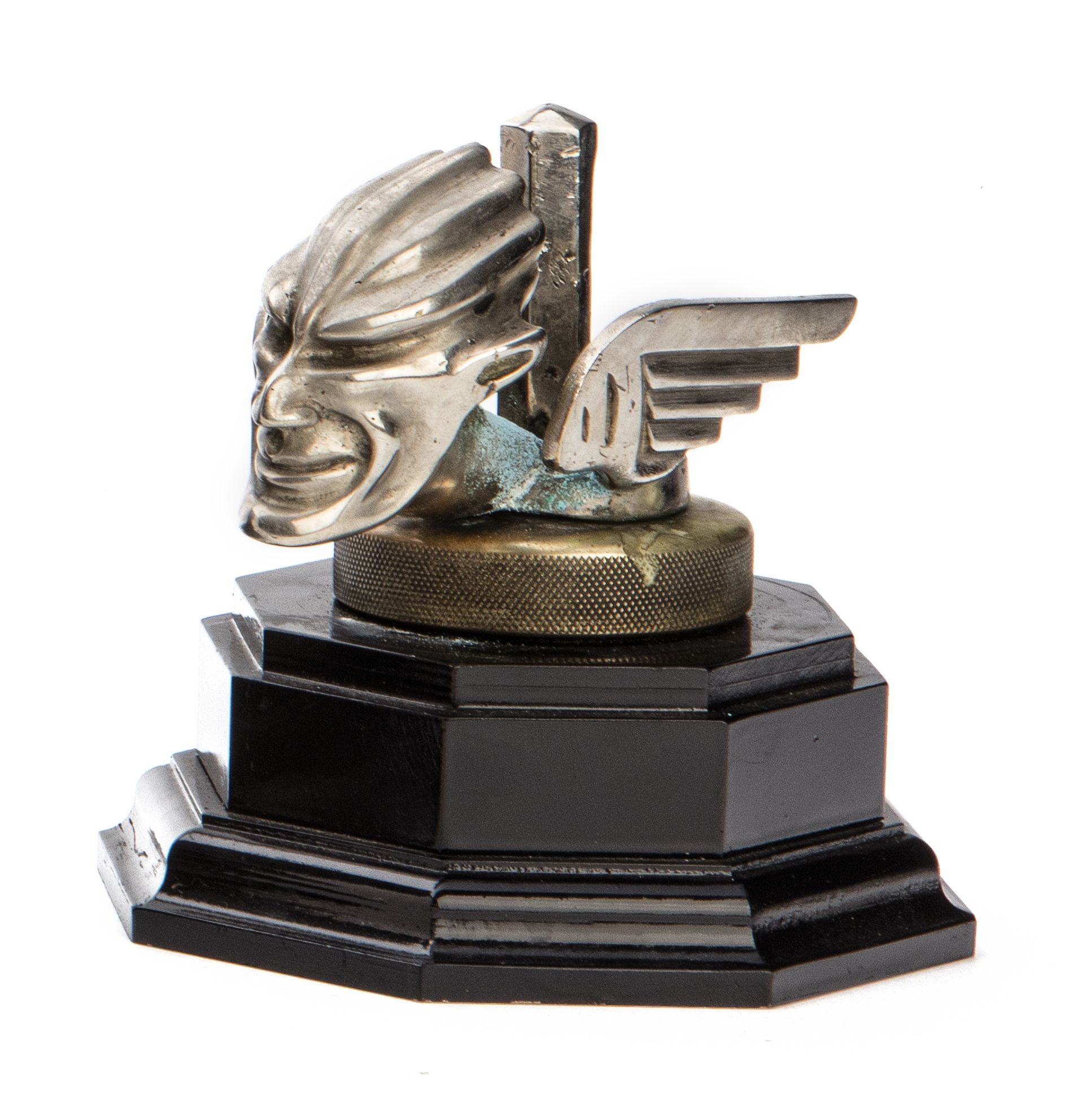 A 'Winged Devil' mascot, 1920s,