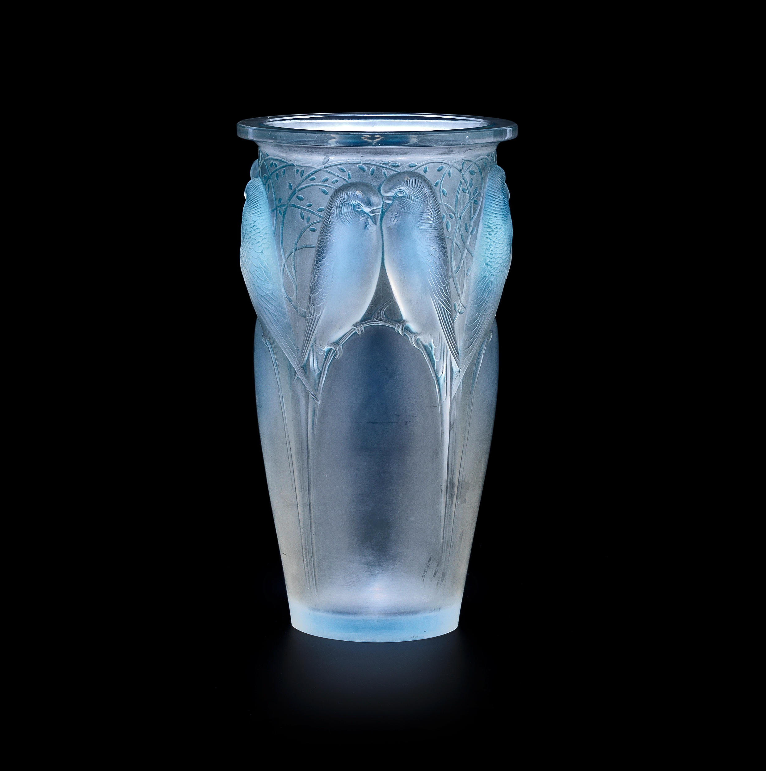 Bonhams : A René Lalique Opalescent, Frosted and Polished Glass 'Ceylan ...