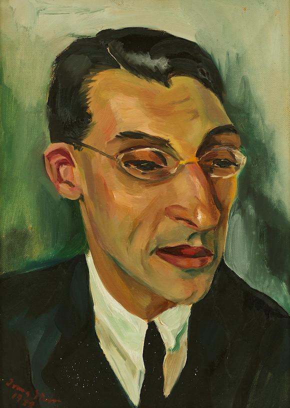 Bonhams : Irma Stern (South African, 1894-1966) Portrait of Dr Louis ...