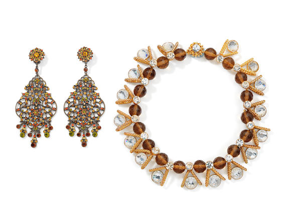 Bonhams : Chanel earrings and others, 1970's-90's, ((Qty))