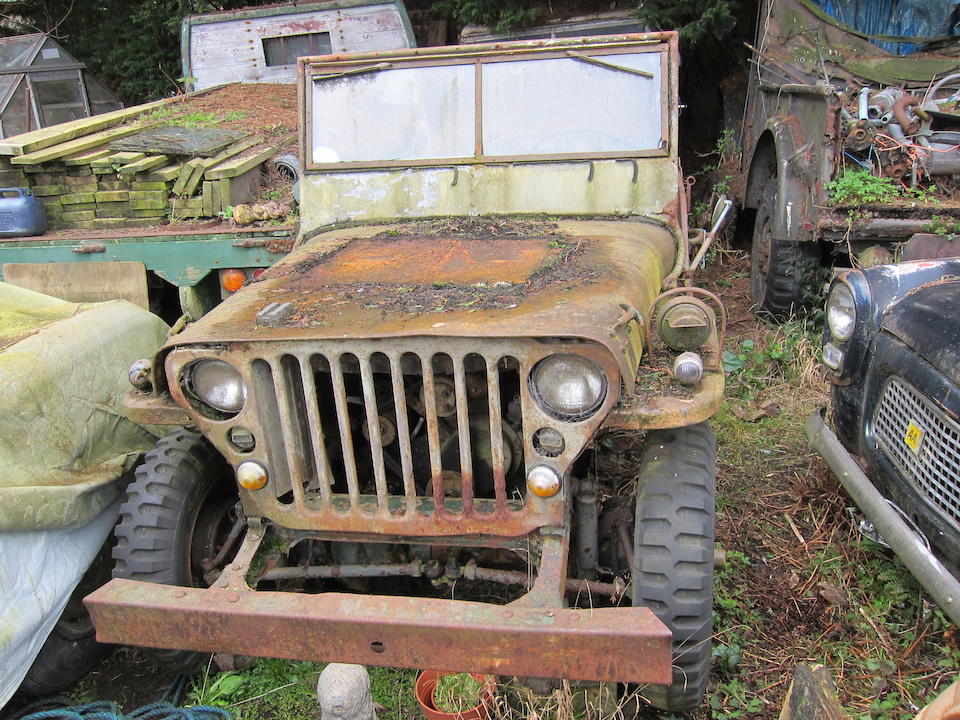 Bonhams Property Of A Deceased S Estate 1942 Ford Gpw Jeep 4x4 Utility Project Chassis No