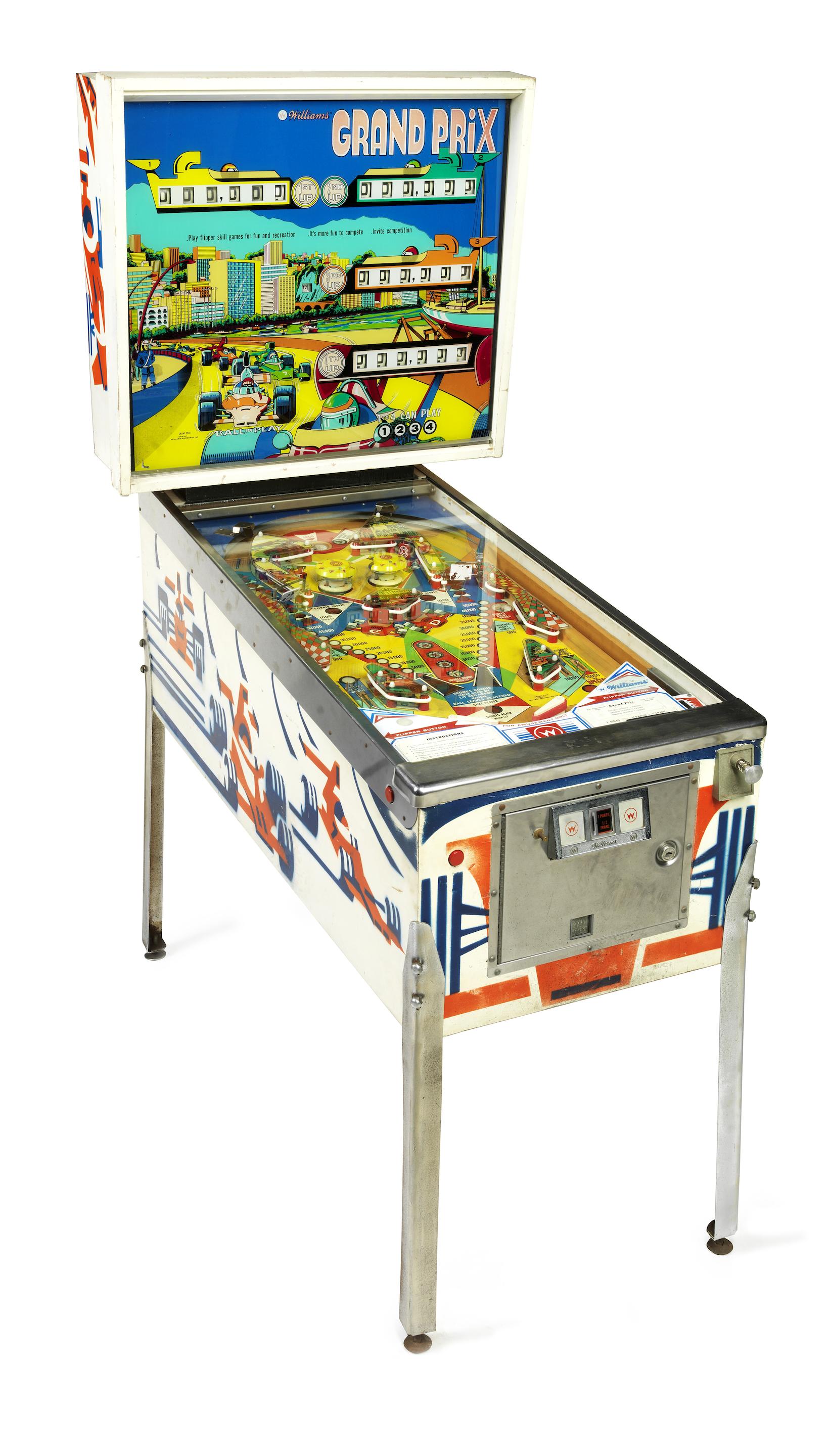 grand prix pinball machine value