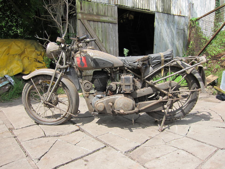 Bonhams : c.1943 BSA 496cc Ex-WD M20 Frame no. 92865