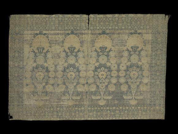Bonhams A Pair Of Safavid Silk And Metal Thread Brocade Panels Persia 17th 18th Century 2