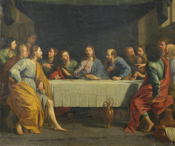 Bonhams : After Philippe de Champaigne, 17th Century The Last Supper