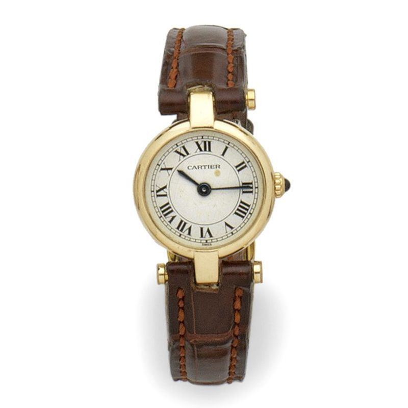 Cartier Cartier. A lady's 18K gold quartz wristwatch Case No.660101603, Circa 1990