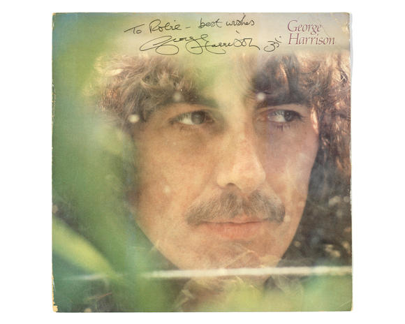 Bonhams : George Harrison An autographed 'George Harrison' album flat ...