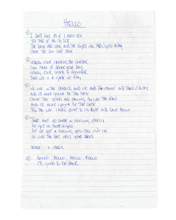The Art of John Lennon - Hand Written Lyric Editions