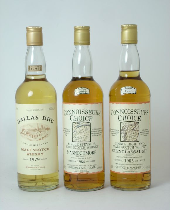 Bonhams Dallas Dhu1979 Mannochmore1984 Glenglassaugh1983
