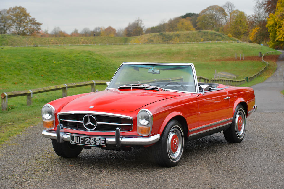 Bonhams : 1967 Mercedes-Benz 230 SL Convertible with Hardtop Chassis no ...