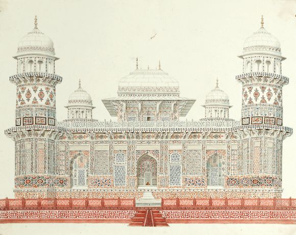 Bonhams : PHOTOGRAPHY AND COMPANY SCHOOL WATERCOLOURS Album of ...
