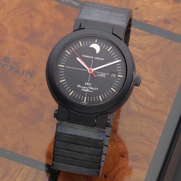 IWC with Porsche A black DLC coated Bonhams