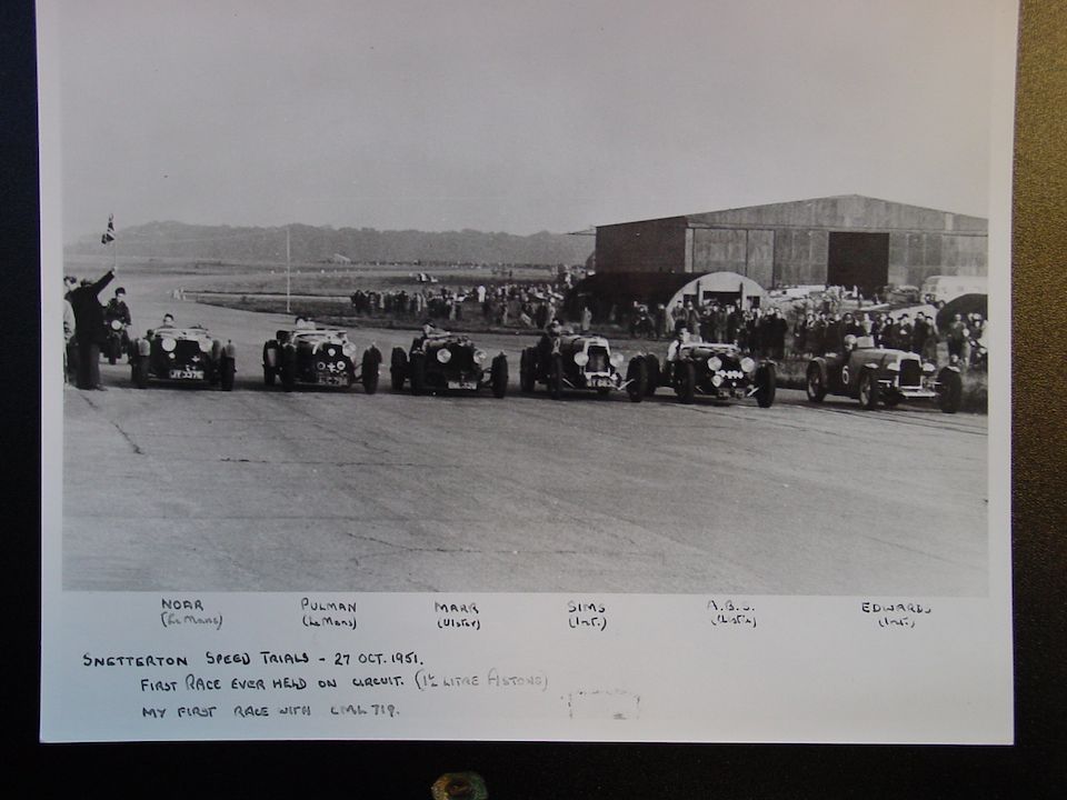 Engagée aux 24 Heures du Mans 1935 par l'usine, 5e  de sa classe,Aston Martin Ulster Sports deux places 1935