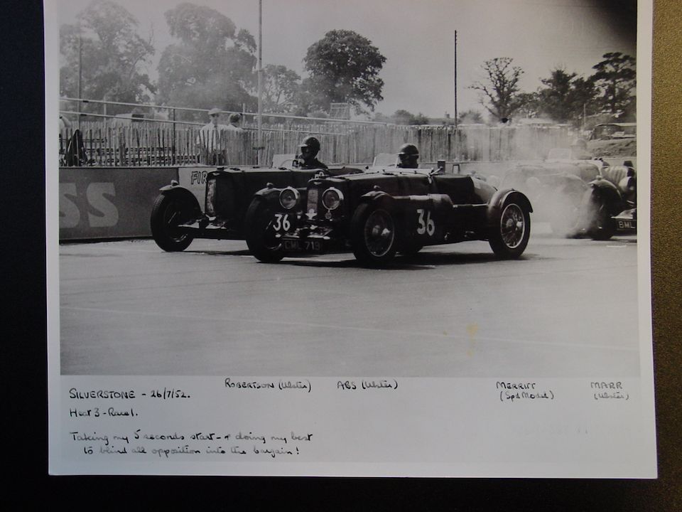 Engagée aux 24 Heures du Mans 1935 par l'usine, 5e  de sa classe,Aston Martin Ulster Sports deux places 1935