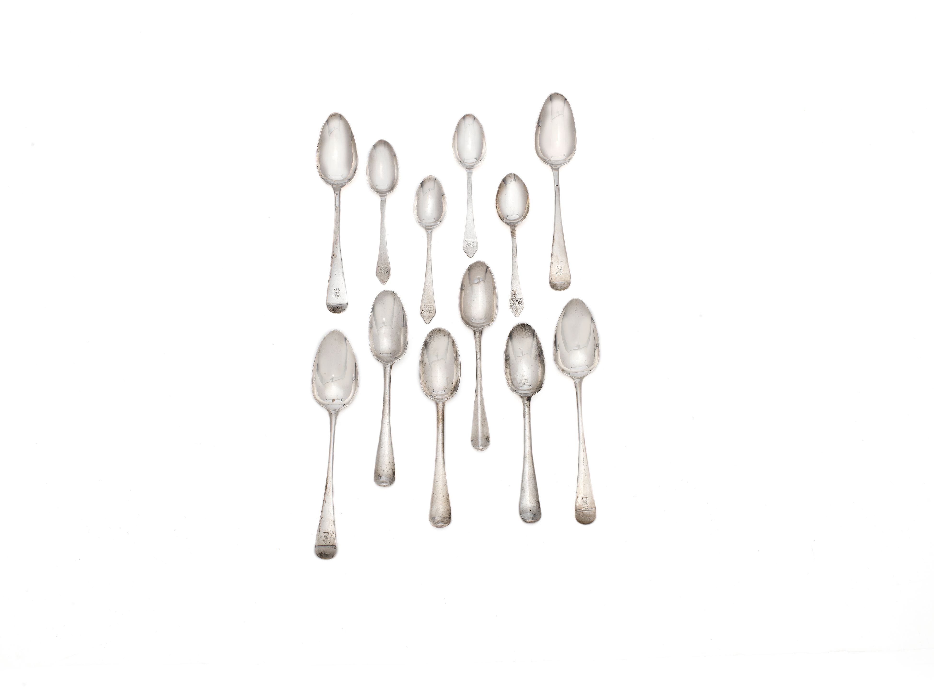 Bonhams A quantity of 18th and 19th century silver spoons various