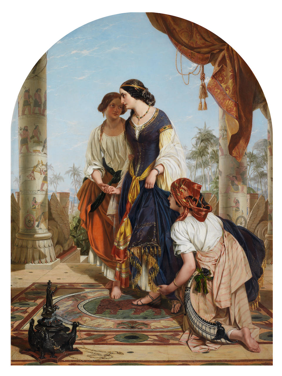 krybdyr kage maler Bonhams : Henry Nelson O'Neil, ARA (British, 1817-1880) Esther