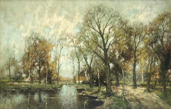 Bonhams : Arnold Marc Gorter (Dutch, 1866-1933) Autumn landscape