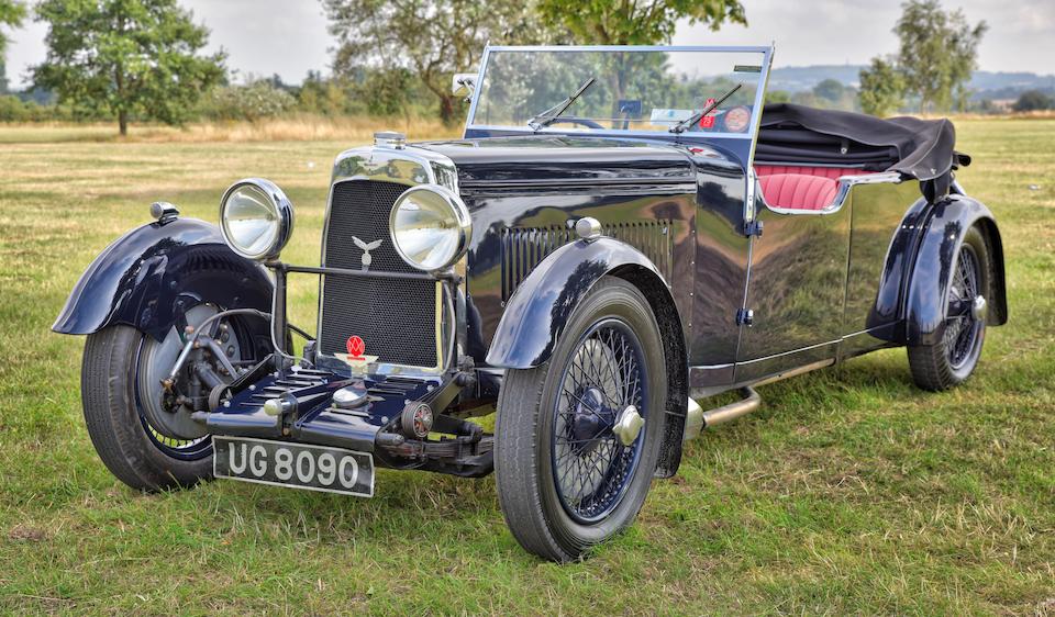 Bonhams : 1934 Aston Martin 12/50hp '2nd Series' Long-chassis Standard ...