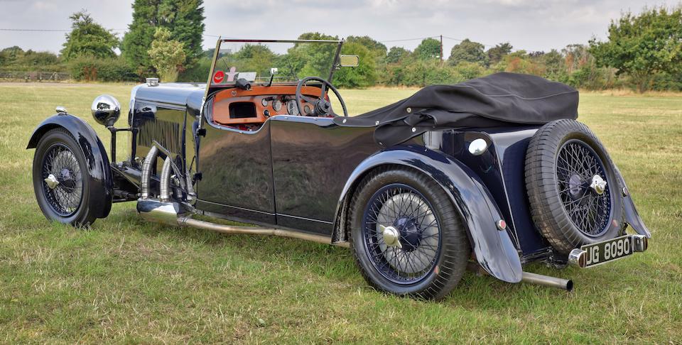 Bonhams : 1934 Aston Martin 12/50hp '2nd Series' Long-chassis Standard ...