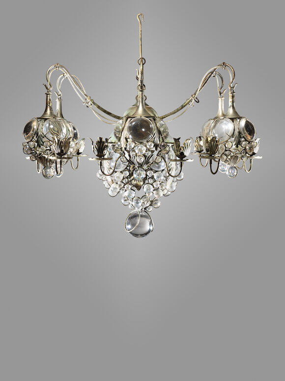 View of Bonhams : Mark Brazier-Jones chandelier A Mega Sera chandelier, possibly unique, designed and ...