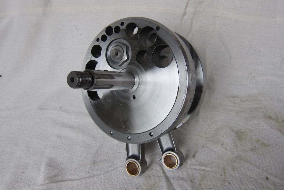 Bonhams A Vincent twin crankshaft fully reconditioned with new big