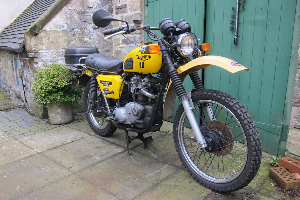 Bonhams : 1981 Triumph 744cc Tiger Trail TR7T Frame no. TR7T EDA30050 ...