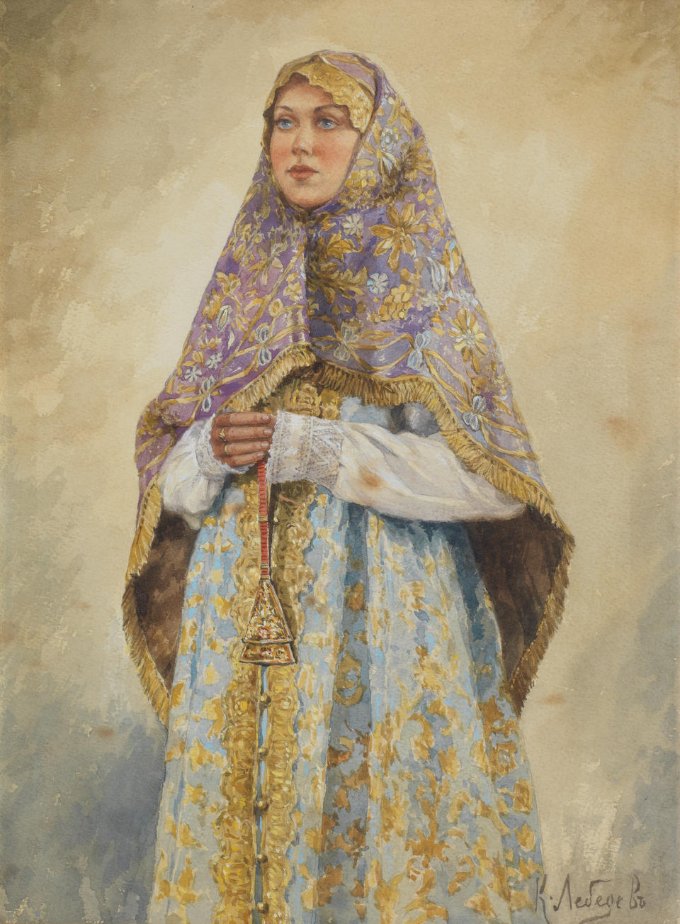 Клавдий Лебедев. (1852-1916). Боярыня.