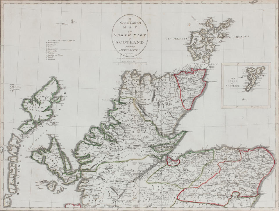 Bonhams : MAPS - SCOTLAND GORDON (ROBERT) Scotia antiqua, Hogg (c.1790) (4)