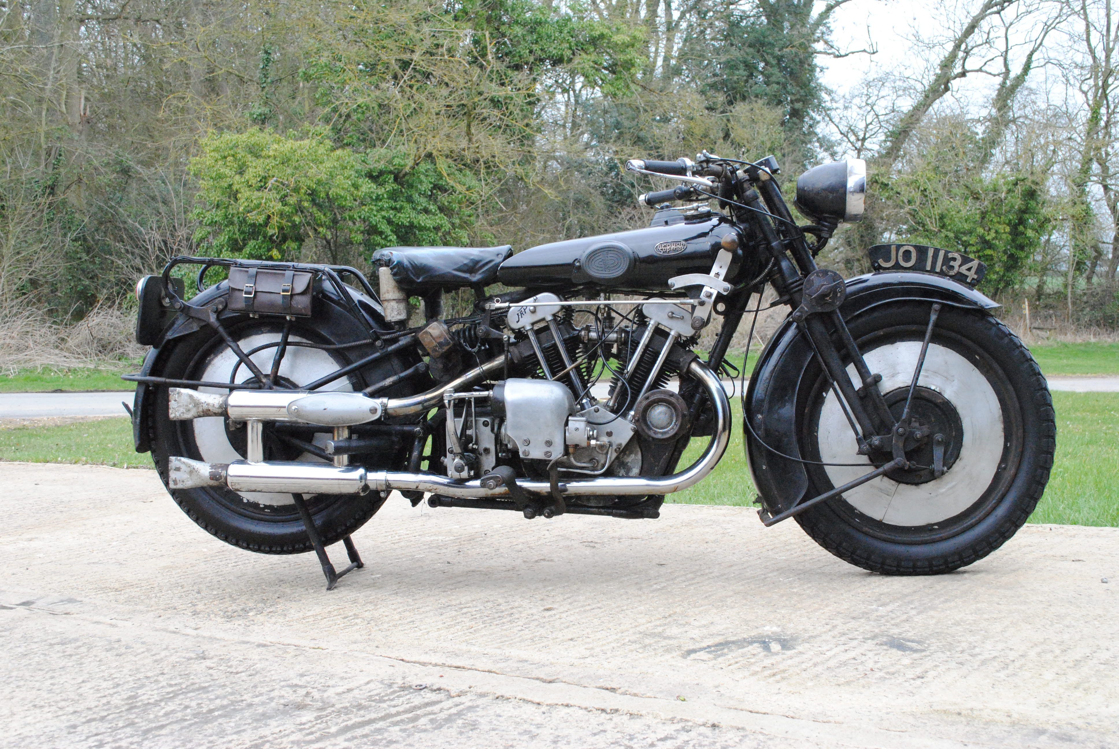 Bonhams Cars : 1930 Brough Superior OHV 680 Black Alpine Frame no ...