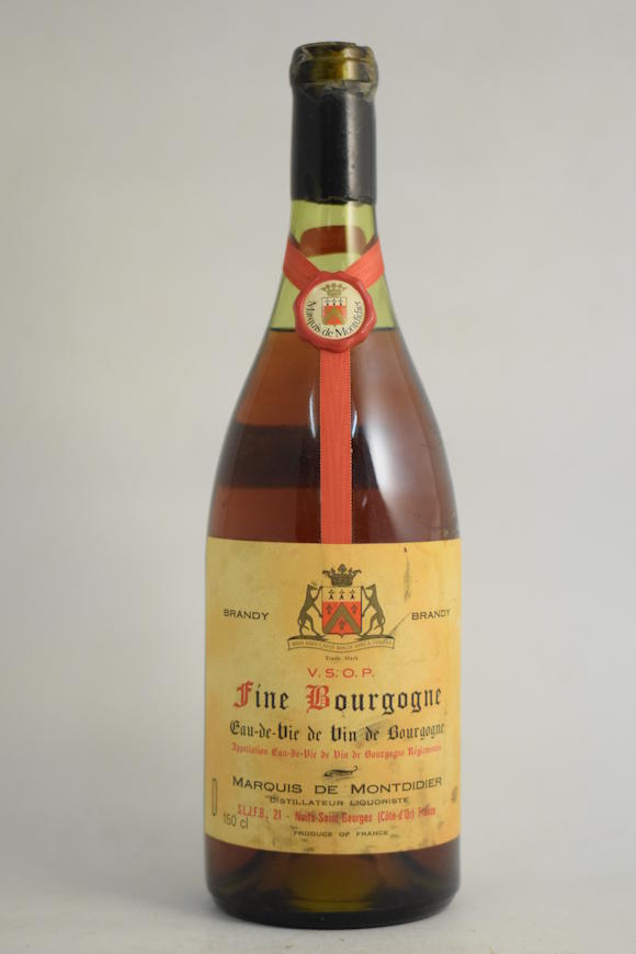 Bonhams : Marquis de Montdidier Fine Bourgogne VSOP, Vieux d'Age 1897 ...