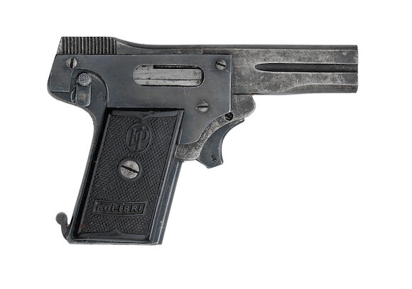 Bonhams : A rare 2.7mm miniature self-loading pistol by Kolibri, no. 2