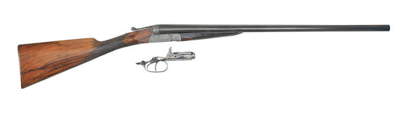 Bonhams : An Unusual Belgian 12-bore Detachable-lock Ejector Gun, No. 14241