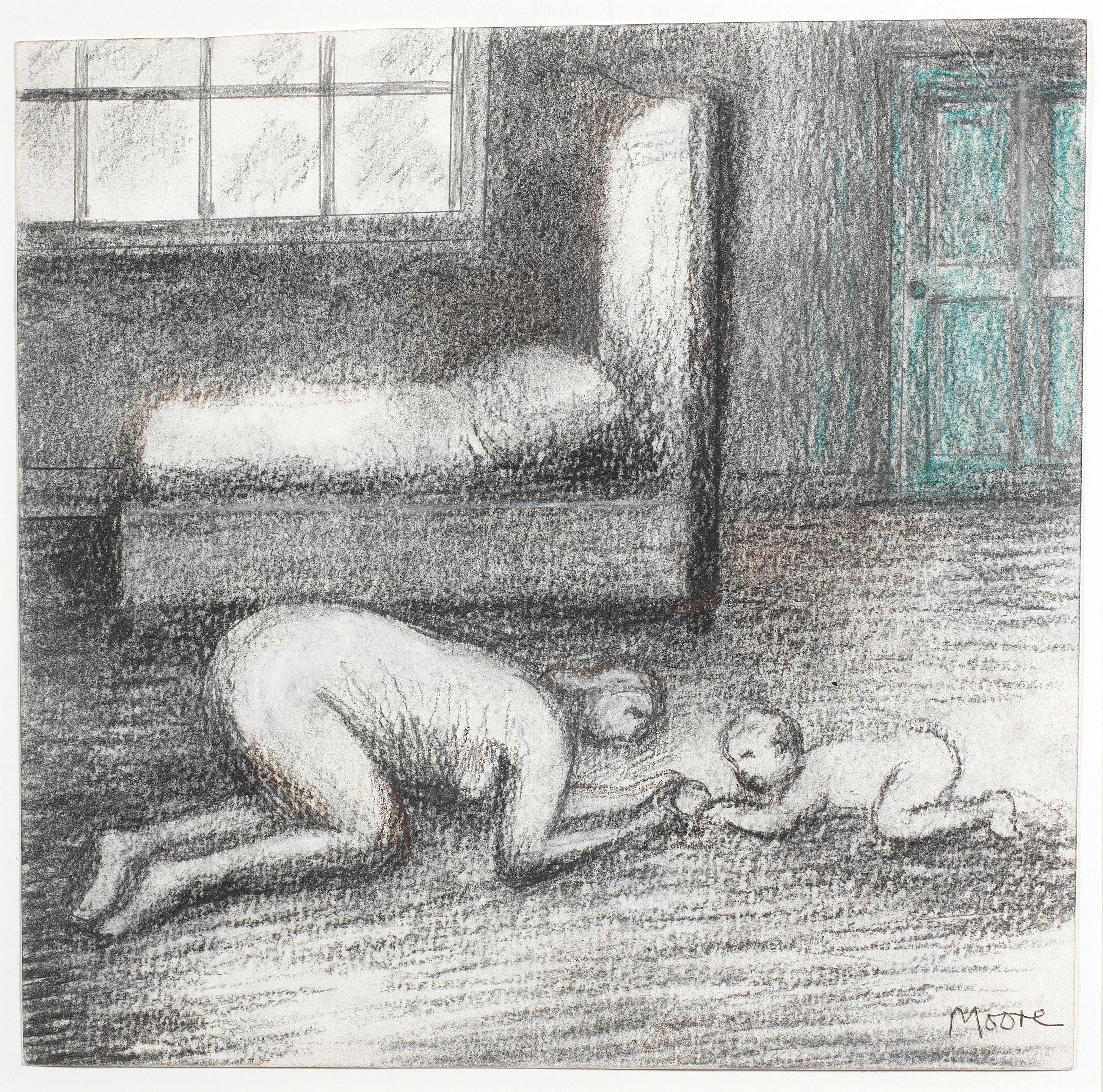 Woman Playing with Child