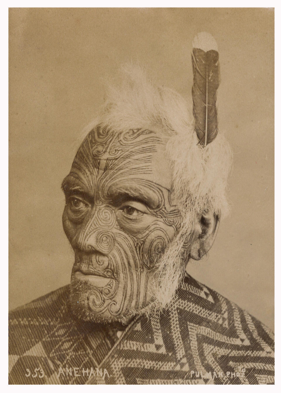 Bonhams : NEW ZEALAND - MAORI Group of 10 portrait photographs, mostly ...