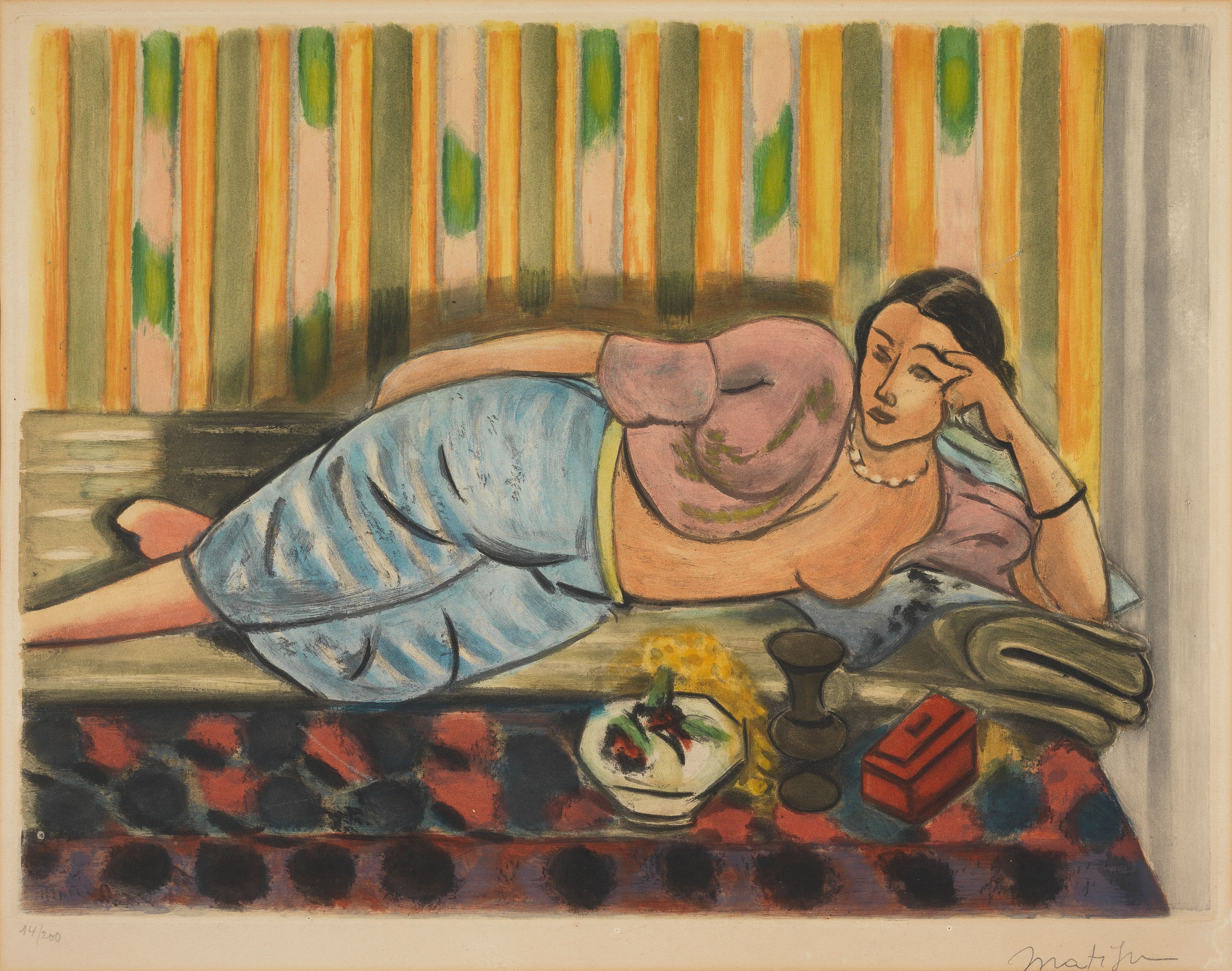 Odalisque au coffret rouge