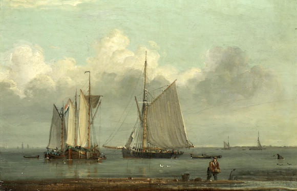 Bonhams : John Ward of Hull (British, 1798-1849) Various sailing craft ...