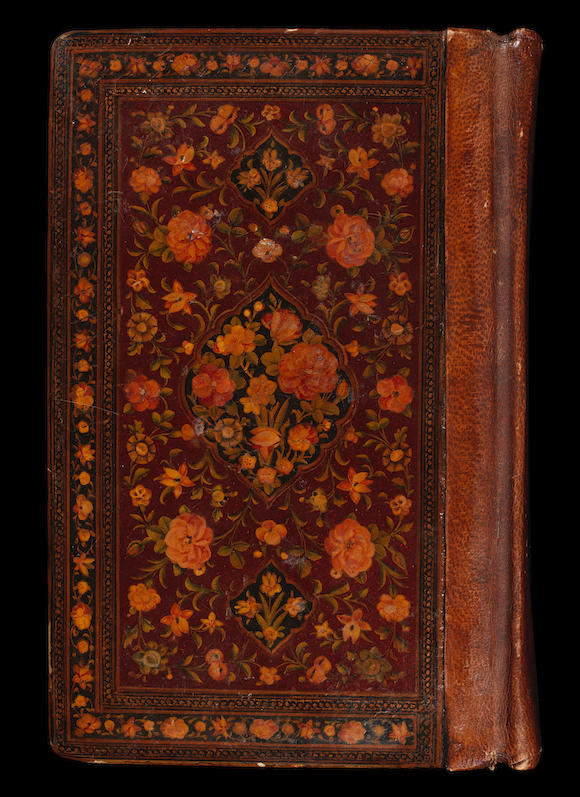 Bonhams An Illuminated Qur An In A Floral Lacquer Binding Qajar Persia Mid 19th Century And