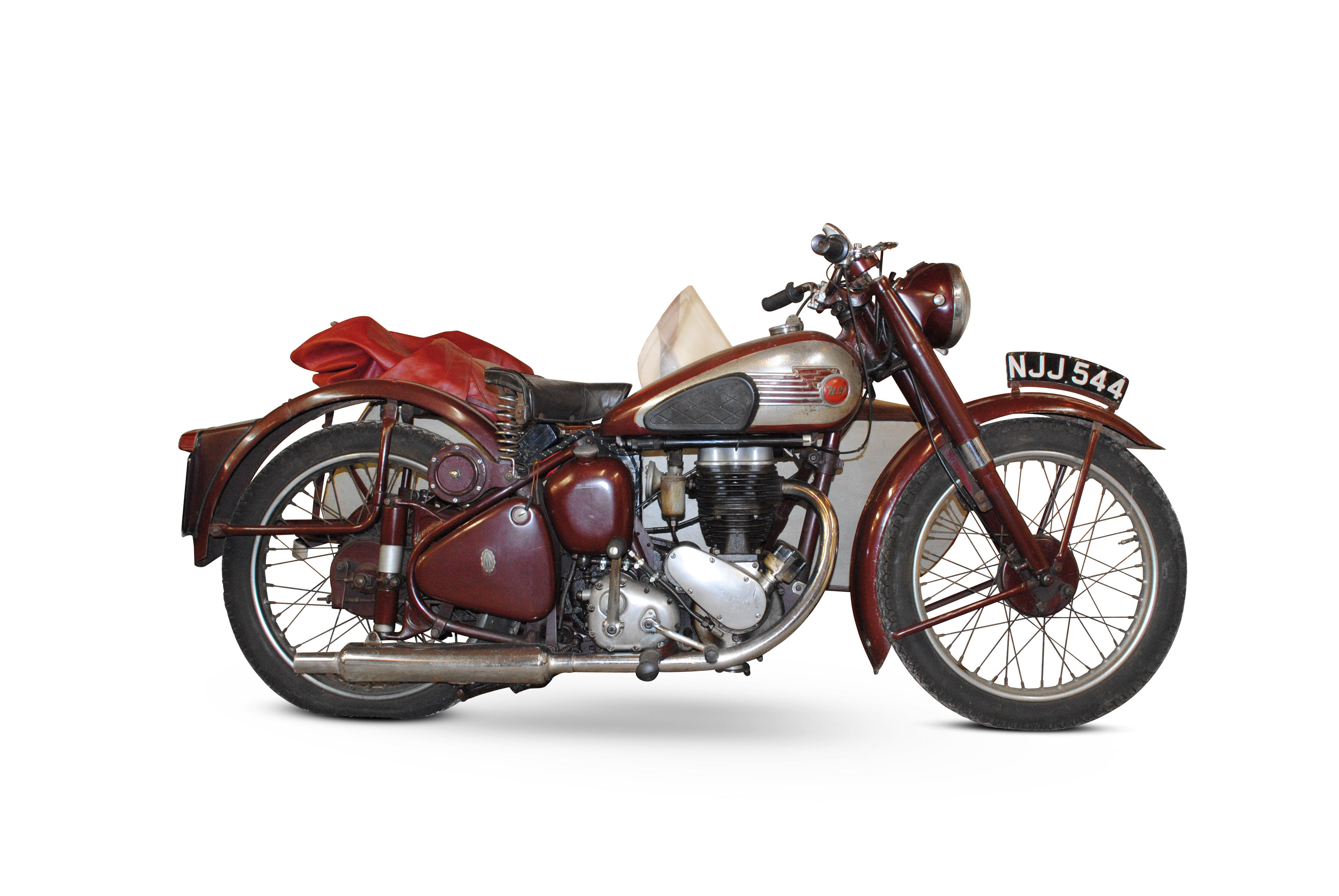 Bonhams Cars : 1952 BSA 249cc C11 Motorcycle Combination Frame no ...