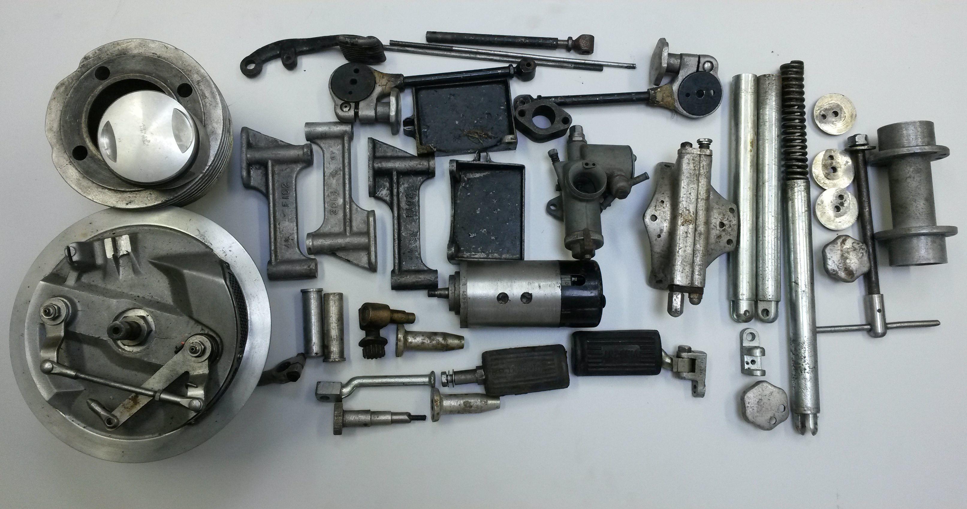 A selection of believed Vincent spares