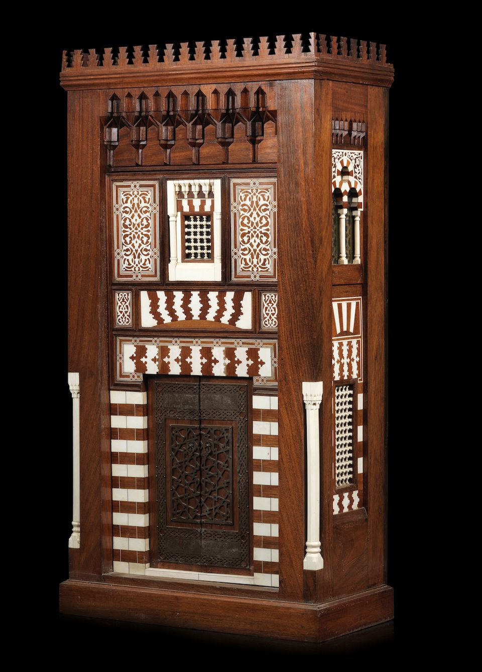 Bonhams An Egyptian architectural ivoryinlaid by El Fakit