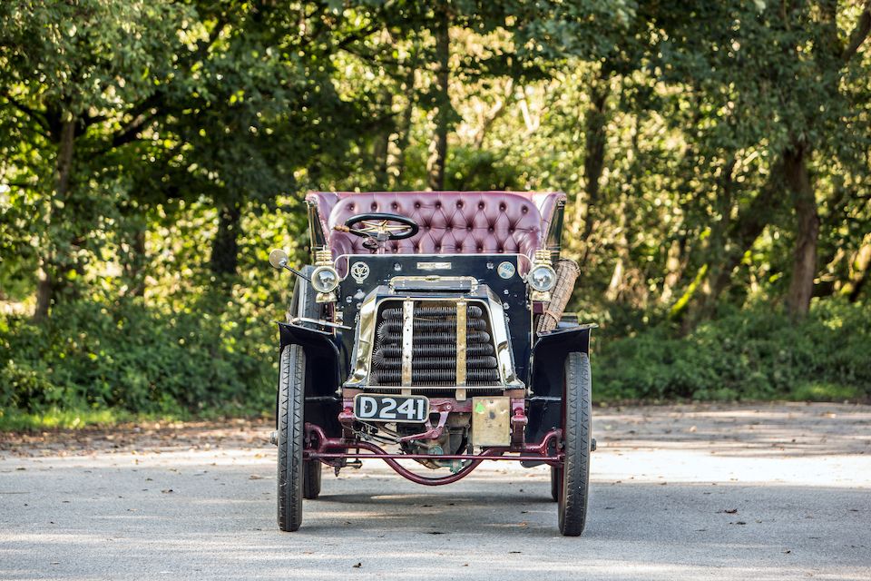 Bonhams 1903 Darracq Model H 12hp Twin Cylinder Rear Entrance Tonneau 