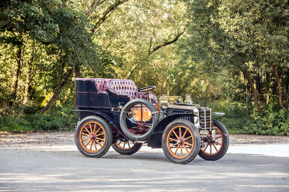 Bonhams 1903 Darracq Model H 12hp Twin Cylinder Rear Entrance Tonneau 