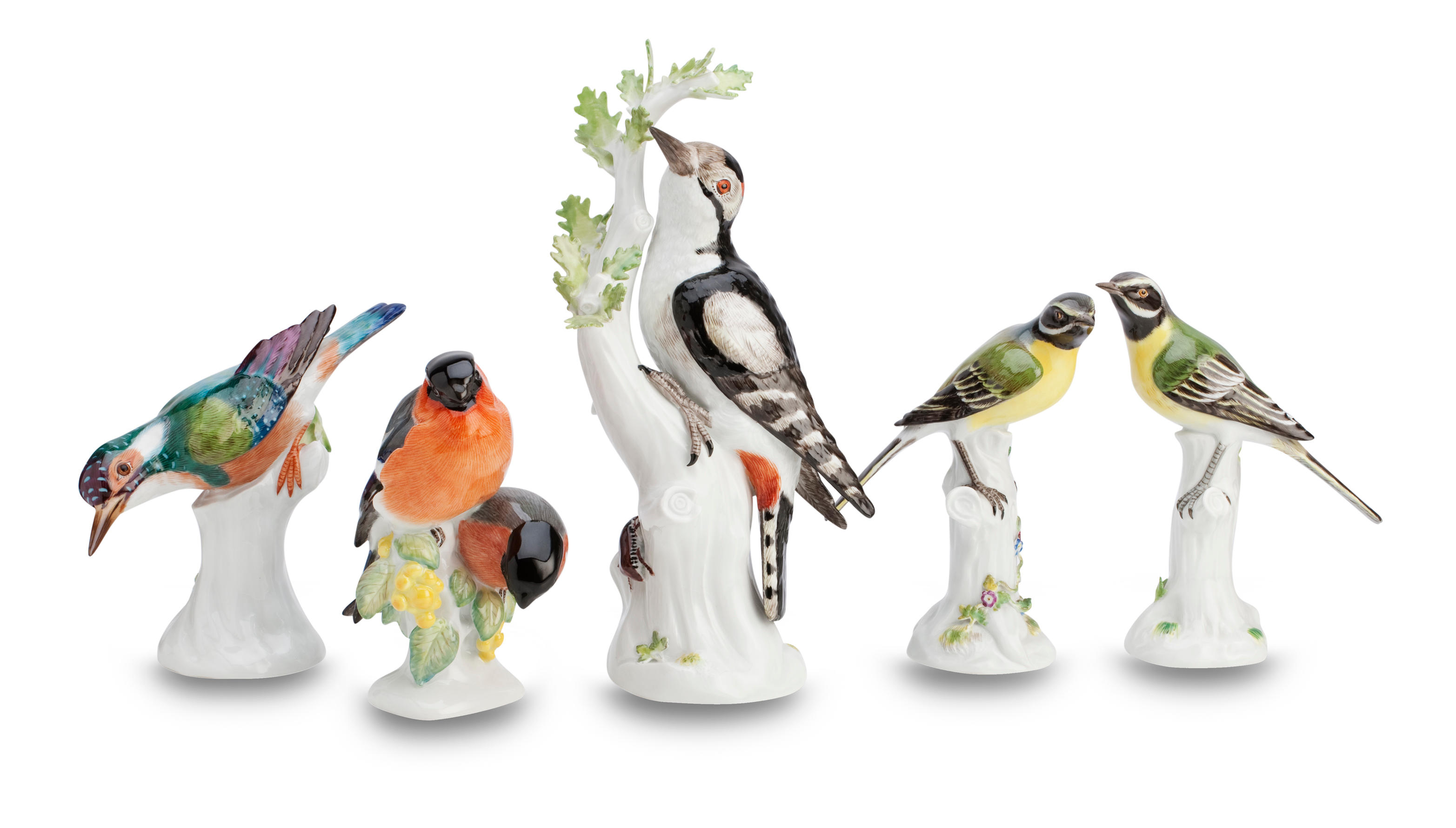 Bonhams : A group of Meissen bird figures 20th century