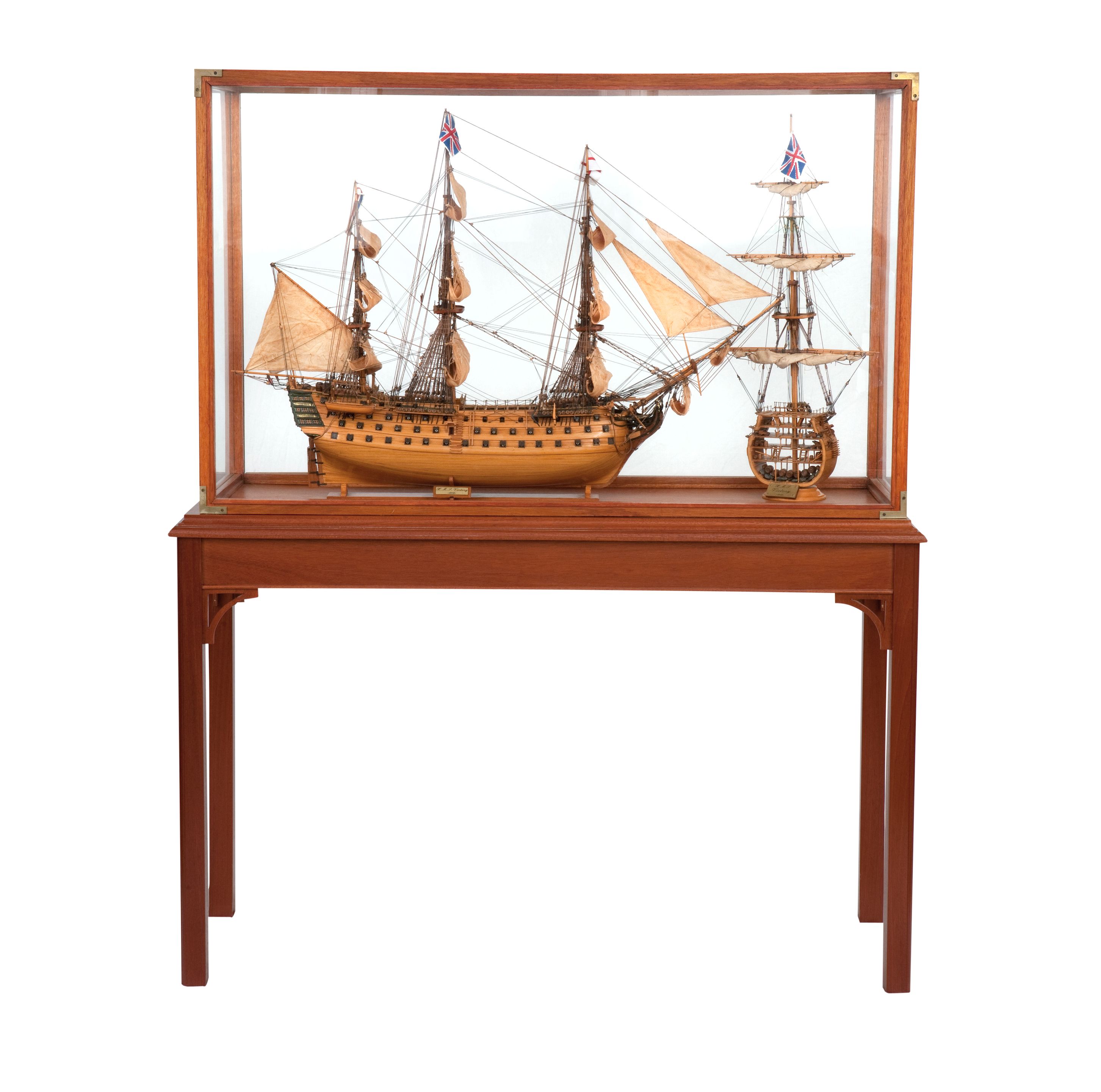A contemporary cased ships model of the HMS Victory auctions & price
