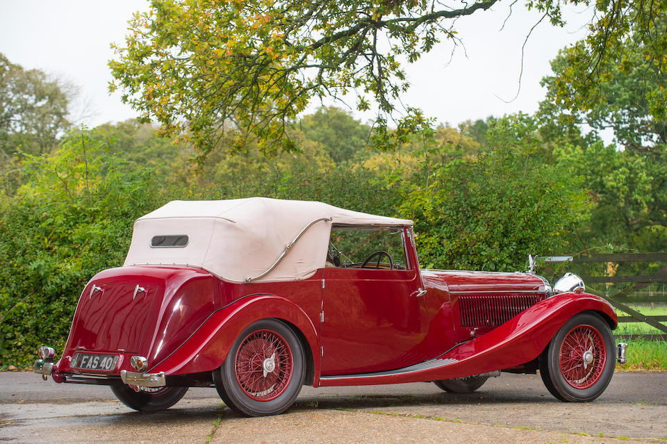 Bonhams : 1934 Alvis Speed Twenty 'SC' Drophead Coupé Chassis no. 11959