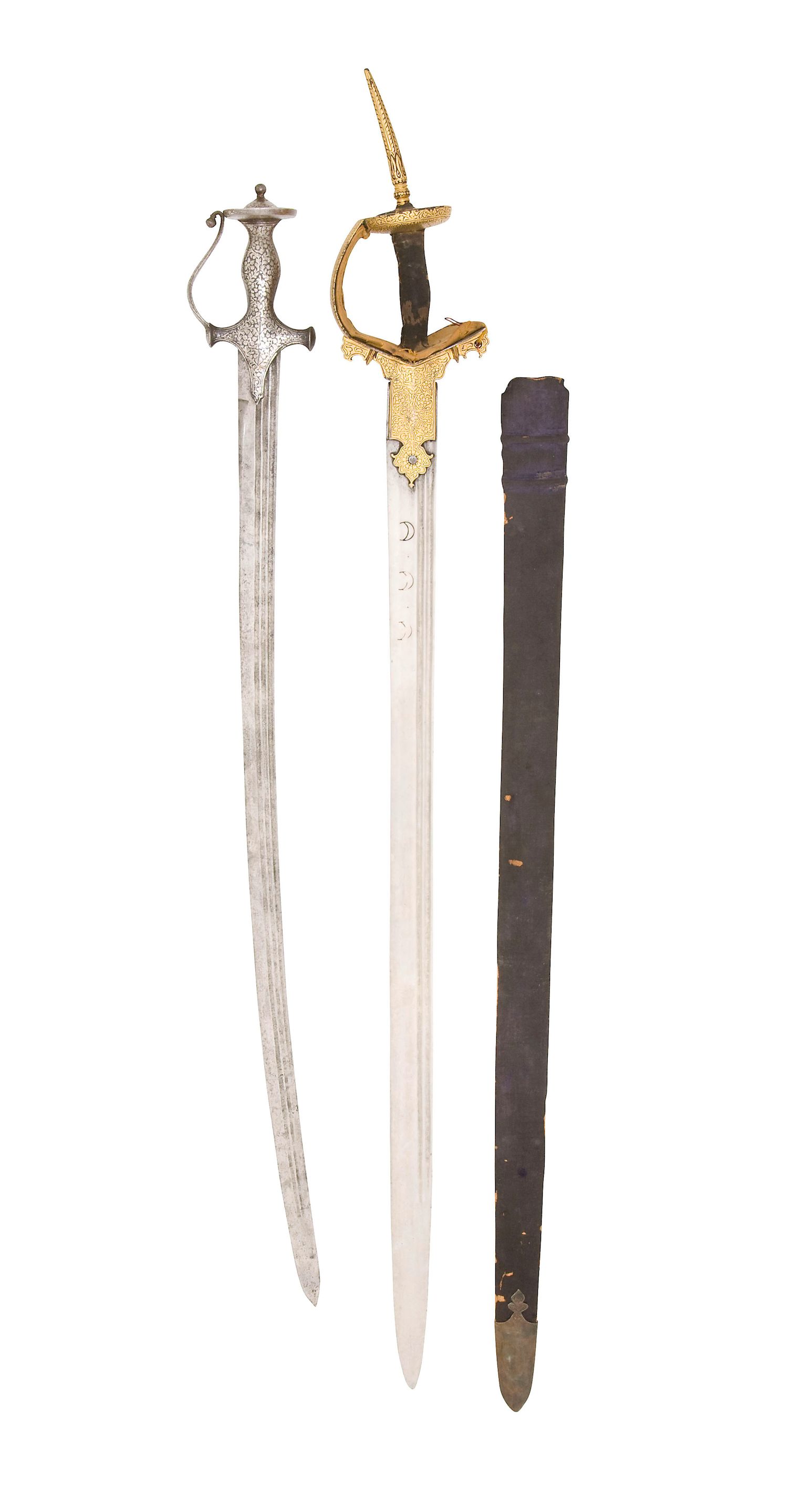 Bonhams : Two Indian Tulwars, And An Indian Tulwar Hilt